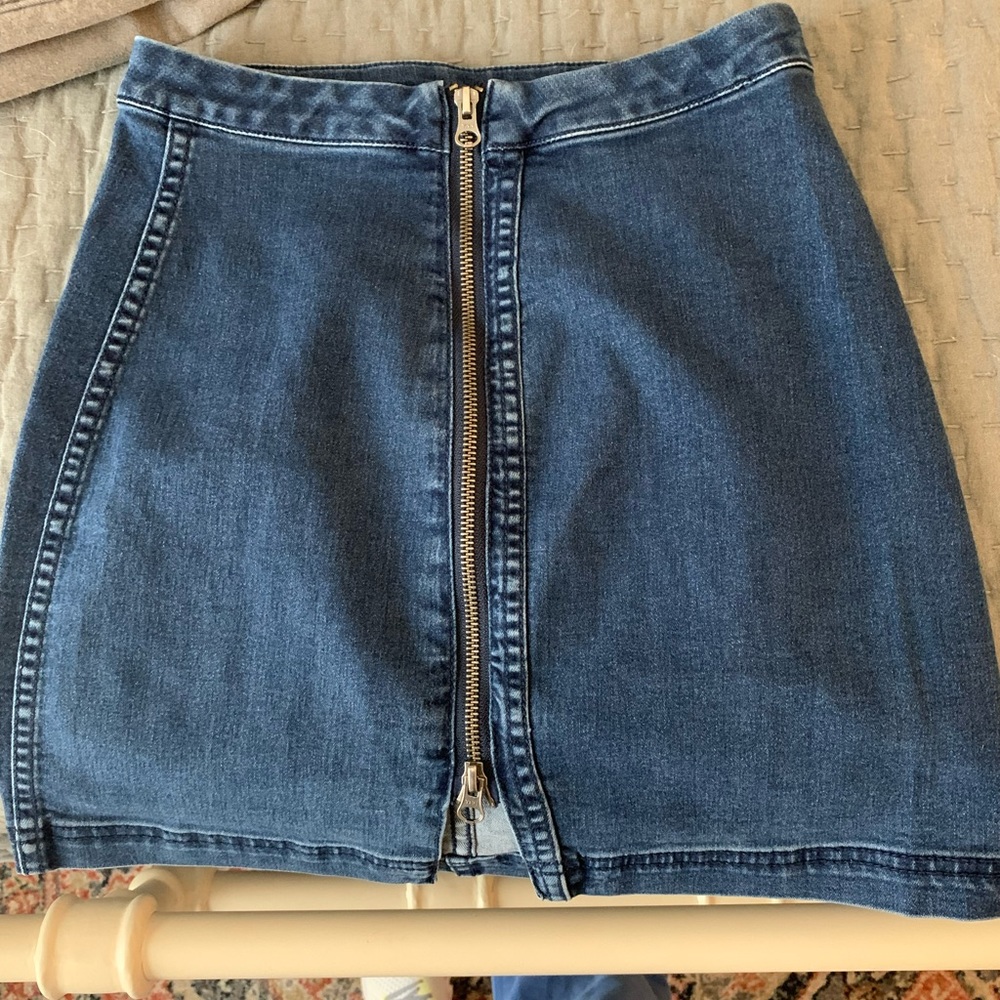 Free People Denim Skirt